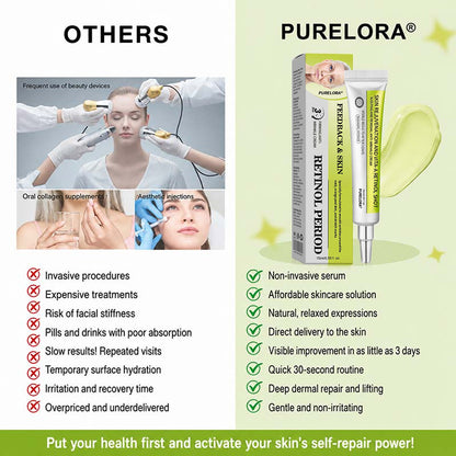 [🔥Last day 70% off] Purelora® Botox and Retinol Injection - Eraser for deep wrinkles, sagging cheeks and puffy eyes