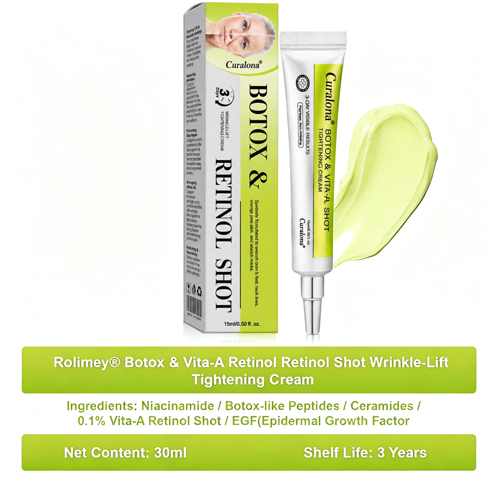 👍🌟🌿Curalona® Wrinkle-Lift Tightening cream - Last Day Promotion 70% OFF